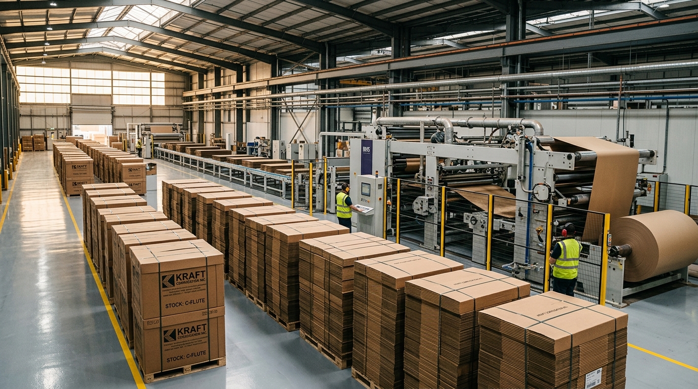 Miza Paper Product corrugation plant and boxes